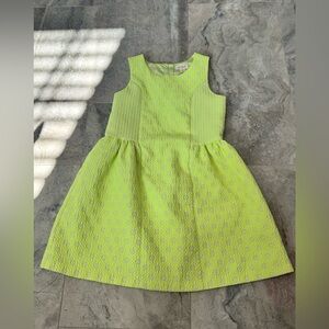 Cat & Jack Lime Green Kids Casual Dress